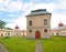 Green courtyard of Horni Hedec Monastery