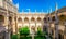 Green courtyard at Monasterio de San Juan de los Reyes at Toledo, Spain