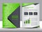 Green Cover Annual report brochure flyer template