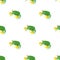 Green crab pattern seamless vector