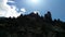 Green Craggy Outcrops and Trees