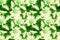 Green and cream floral pattern