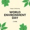 Green Cream Minimalist World Environment Day Instagram Post