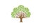 Green Creative Oak Tree Logo