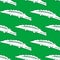 Green crocodile seamless pattern