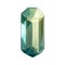 a green crystal, game asset