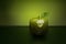 Green cube apple