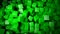 Green cubes background