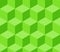 Green cubic seamless pattern