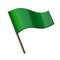 Green Curl Flag Icon