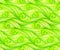 Green curled vector waves seamless pattern