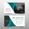 Green curve corporate business card, name card template ,horizontal simple clean layout design template , Business banner template