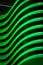 Green and dark stripes waves lines vertical background