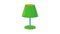 Green desk lamp icon animation