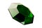 Green diamond isolated