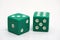 Green dice