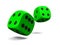 Green dice
