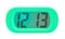 Green digital electronic clock