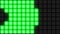 Green Disco nightclub dance floor wall glowing light grid background vj loop