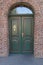 Green Double Door