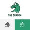 Green Dragon Wing Legendary Animal Esport Game Logo