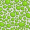 Green drops of toy slime