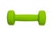 Green dumbbell