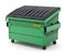 Green Dumpster - 3D illustration