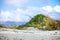 green dune at the beach background