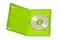 Green DVD-CD Case with Disc