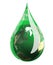 Green Earth Droplet