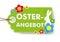 Green Easter Offer Price Sticker