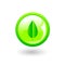 Green eco button