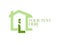 Green eco house building logo and symbol design