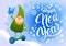 Green Elf Santa Helper Ride Electric Hover Board Happy New Year Holiday Merry Christmas