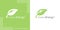 Green energy logo template
