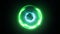 Green Energy Plasma Ball Nucleus Loop Alpha Matte 3D Renderings Animations