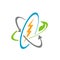 green energy renewable electricity logo vector illustrations