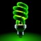 Green energy-saving lamp