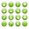 Green environment icons