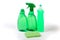Green environmentally friendly cleaning products