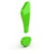 Green exclamation mark