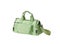 Green fabric lady handbag