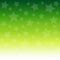 Green fading bookeh background with stars, vector illustration