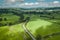 Green Farming Fields in Wales