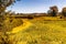 green farmlands in Italy