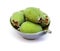 Green feijoa fruit