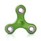 Green fidget spinner stress relieving toy