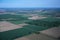 Green fields - Aerial view