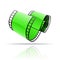 Green film reel